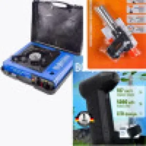 Походный набор: Газовая плита + воздуходувка + горелка